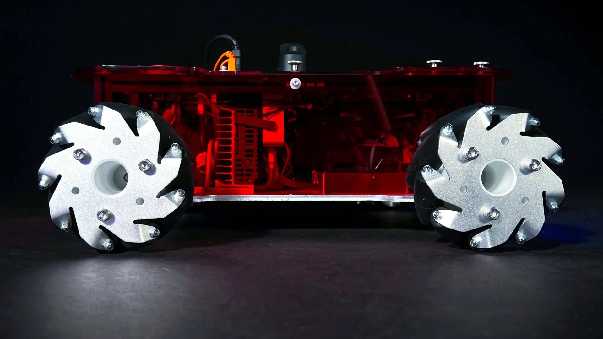 Red Wheels from Side