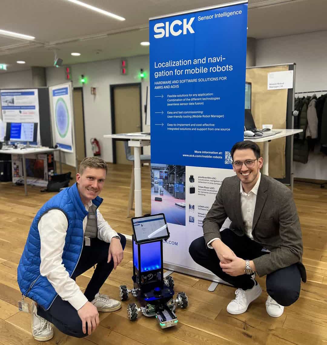 Sensor fusion demo: picoScan100 navigation and Triton Floor-LOC docking